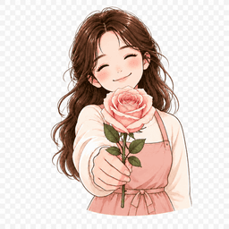 Quynh Flowers - cô gái cầm hoa hồng
